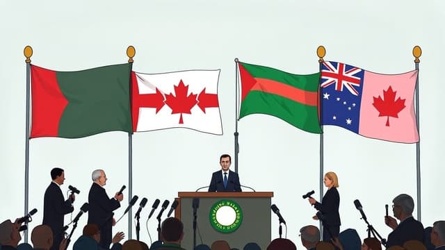 যুক্তরাজ্য, কানাডা ও অস্ট্রেলিয়া ফিলিস্তিনকে রাষ্ট্র হিসেবে স্বীকৃতি দিলো
