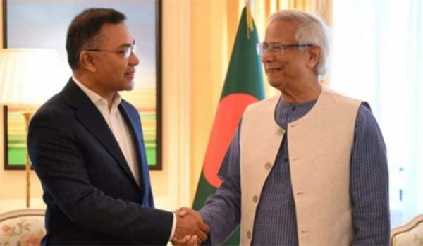 তারেক রহমানকে প্রধান উপদেষ্টার আনুষ্ঠানিক শুভেচ্ছা বার্তা