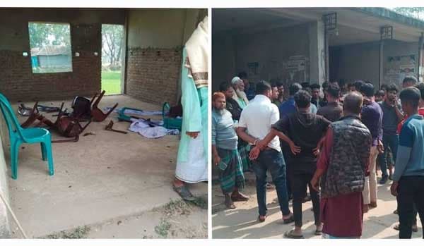 নোয়াখালীতে বিএনপির বিদ্রোহী প্রার্থীর নির্বাচনী কার্যালয়ে হামলা-ভাঙচুর