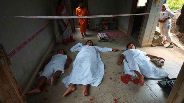 ভালুকায় দুই শিশু ও মায়ের গলা কেটে হত্যা, এলাকায় চাঞ্চল্য