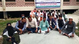 হিজলায় পরিবার পরিকল্পনা মাঠ কর্মীদের কর্মবিরতি