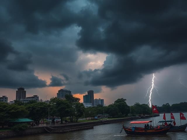ঢাকাসহ পাঁচ অঞ্চলে ঝড়ের সতর্কতা