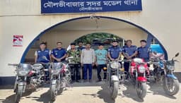 মৌলভীবাজারে আন্তঃজেলা মোটরসাইকেল চোর চক্রের তিন সদস্য গ্রেফতার