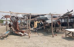 কাল বৈশাখী ঝড়ে কুয়াকাটায় লন্ডভন্ড ১৫ ব্যবসা প্রতিষ্ঠান, কোটি টাকার ক্ষতি