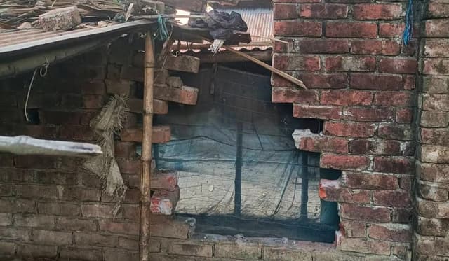 আত্রাইয়ে গোয়ালঘরের জানালার ইট খুলে এক কৃষকের দুটি গরু চুরি