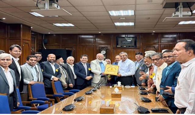 বাংলাদেশ ব্যাংকের গভর্নরের সঙ্গে একাউন্টিং এসোসিয়েশনের সৌজন্য সাক্ষাৎ