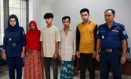হাকিমপুরে মাদক সেবনের দায়ে নারীসহ চারজনের ছয় মাসের কারাদণ্ড
