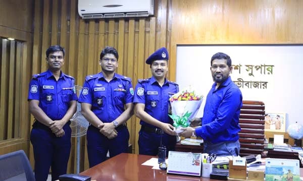 শ্রীমঙ্গলে নবাগত সার্কেল এএসপির যোগদান