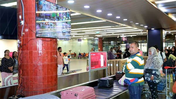 শাহজালালে লাগেজ ব্যবস্থাপনায় স্বচ্ছতা আনতে ৩২ ক্যামেরা, ১৮ মনিটর স্থাপন