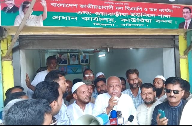 ঈদ পরবর্তী শুভেচ্ছা বিনিময়ে হিজলাবাসীর মন জয় করলেন মেজবাহ উদ্দিন ফরহাদ