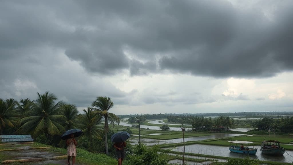 উত্তর বঙ্গোপসাগরে লঘুচাপের সম্ভাবনা, ৮ অঞ্চলে ঝড়-বৃষ্টির পূর্বাভাস