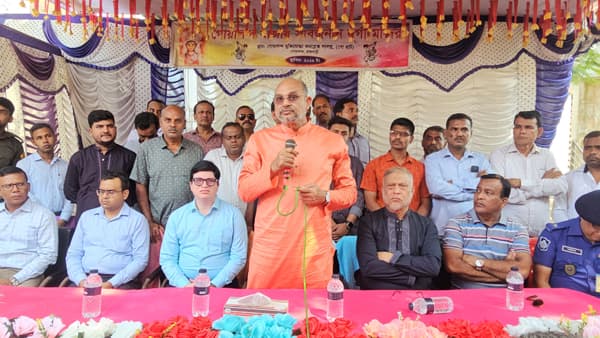 ‘আপনারা বলেন হরিজন, আসলে সবাই আমরা মানুষ’—গোয়ালন্দে অর্থ উপদেষ্টা