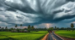 ঢাকাসহ ৮ বিভাগে দমকা হাওয়া ও বজ্রবৃষ্টির আভাস