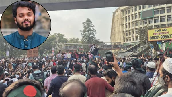 শাহবাগের নাম হলো শহীদ ওসমান হাদি চত্বর