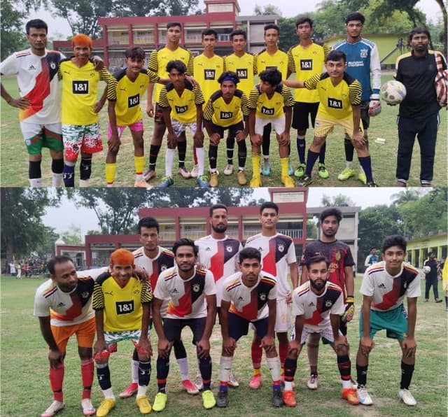 রাজবাড়ীতে প্রীতি ফুটবল ম্যাচে খলিলপুর একাডেমীর জয়