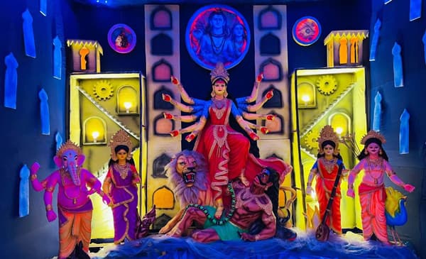 ড্রোন নজরদারিতে দুর্গোৎসব, পানছড়িতে চার স্তরের নিরাপত্তাব্যবস্থা