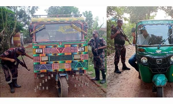 তেল পাচার রোধে ধামইরহাট সীমান্তে বিজিবির কঠোর নজরদারি 