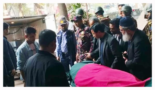 শহীদ শরিফ ওসমান হাদির ময়নাতদন্ত সম্পন্ন, জানাজার প্রস্তুতি