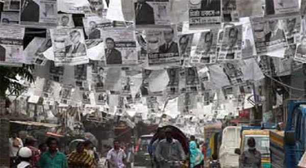 দেশে পোস্টারবিহীন প্রচারণায় ইতিহাসে প্রথম জাতীয় নির্বাচন