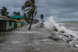 উত্তাল সাগর-ভারী বৃষ্টিতে সেন্টমার্টিনে বাড়ছে দুর্ভোগ