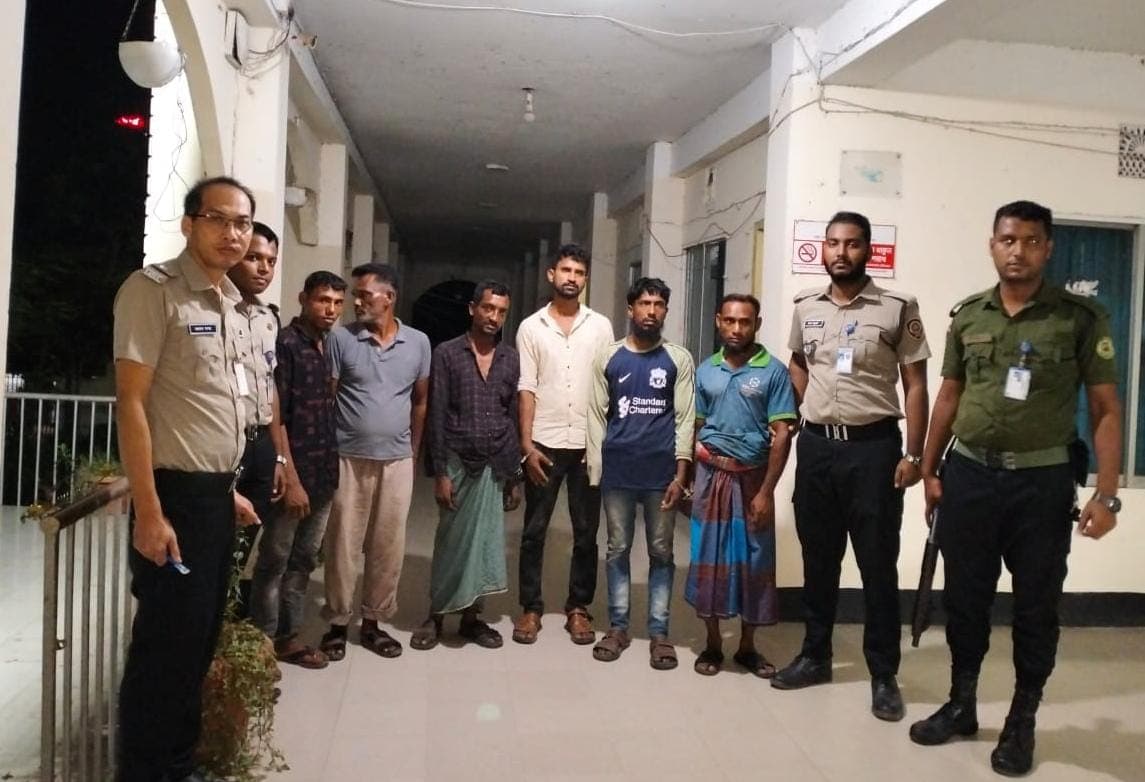 নোয়াখালীতে মাদকবিরোধী অভিযানে ১১ জনের কারাদণ্ড
