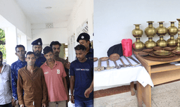 বড়লেখায় মন্দির চুরি: ৬ আসামি গ্রেফতার, উদ্ধার ৪ লাখ টাকার পূজাসামগ্রী 