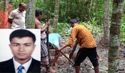 গুমের রহস্যে নতুন মোড়, কাউখালীতে ফের উত্তোলন মুরাদের লাশ