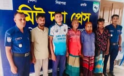 হাকিমপুরে ভ্রাম্যমাণ আদালত ও পুলিশের অভিযানে সাত জন আটক