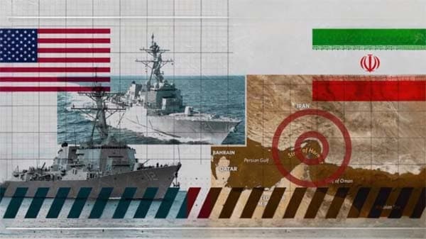 হরমুজ প্রণালিতে কামান তাক করতেই পালিয়েছে মার্কিন যুদ্ধজাহাজ !