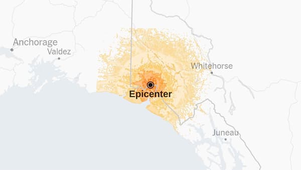 যুক্তরাষ্ট্র–কানাডা সীমান্তে ৭ মাত্রার ভূমিকম্প, সুনামি আশঙ্কা নেই