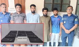 বানারীপাড়ায় স্কুলের ল্যাপটপ চুরির ঘটনায় ৪ জন গ্রেফতার