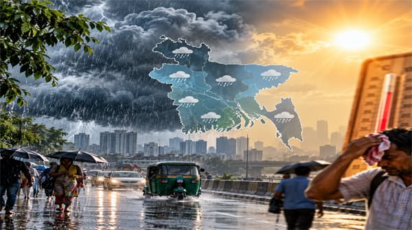 বৃষ্টি থাকলেও ভ্যাপসা গরম, বাড়তে পারে দেশের তাপমাত্রা
