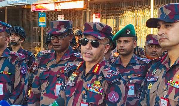বিজিবির টহলে খাগড়াছড়ি শহরে শান্তি ফিরেছে: সেক্টর কমান্ডার 