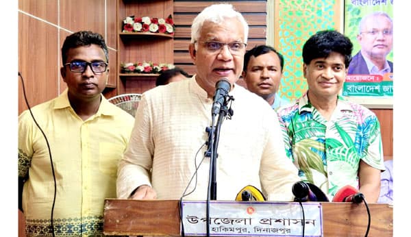 ঐক্য না থাকলে স্বৈরাচার ঢুকবে — ডাঃ জাহিদ হোসেন
