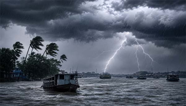 সন্ধ্যার মধ্যে ঢাকাসহ ১৭ জেলায় ঝড়-বৃষ্টির আভাস