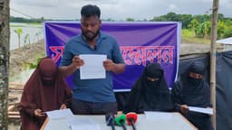 মহিপুরে বিরোধপূর্ণ জমি নিয়ে অপপ্রচারের অভিযোগে সংবাদ সম্মেলন