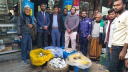 হিজলায় জাটকা বিরোধী অভিযানে ১২০ কেজি জব্দ