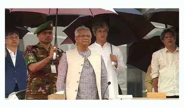 ঐতিহাসিক জুলাই সনদ স্বাক্ষর অনুষ্ঠানে উপস্থিত প্রধান উপদেষ্টা