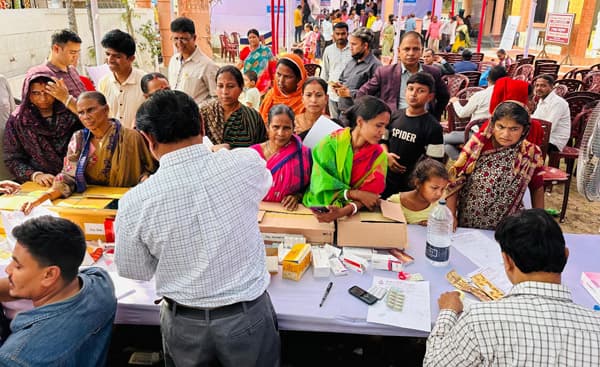 শ্রীমঙ্গলে বিনামূল্যে সাড়ে ৪ শ রোগী পেলো চিকিৎসা সেবা ও ওষুধ