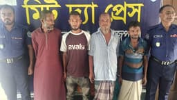 হাকিমপুর পুলিশের অভিযানে সাজাপ্রাপ্ত ও মাদকদ্রব্য সহ ৫ জন গ্রেফতার