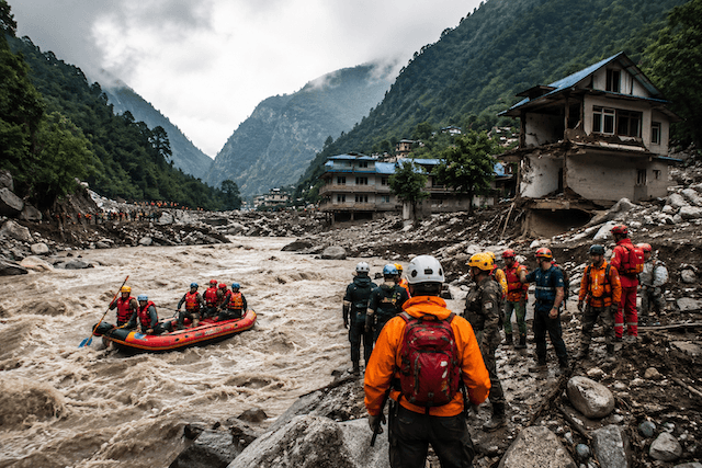 ভারতের চাপে,বিদেশি উদ্ধারকারী দলকে অনুমতি দিল নেপাল