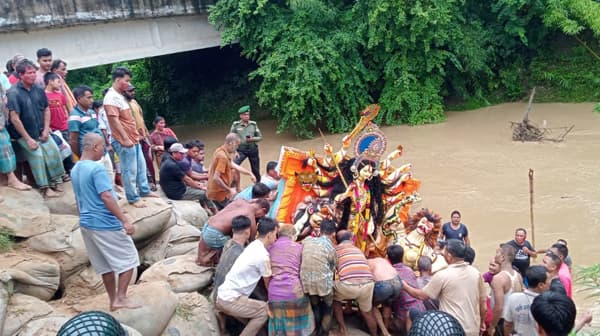 খাগড়াছড়িতে শারদীয় দুর্গাপূজার মহোৎসব সম্পন্ন