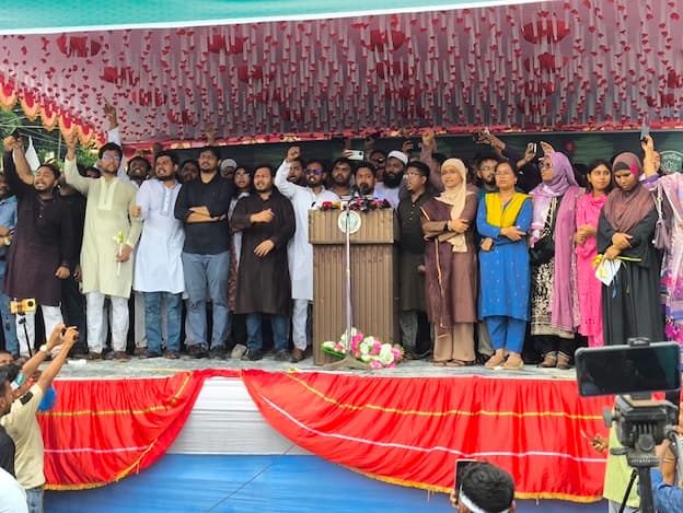 গণঅভ্যুত্থান না হলে কেউ নির্বাচনের স্বপ্নই দেখতো না: জামালপুরে নাহিদ ইসলাম