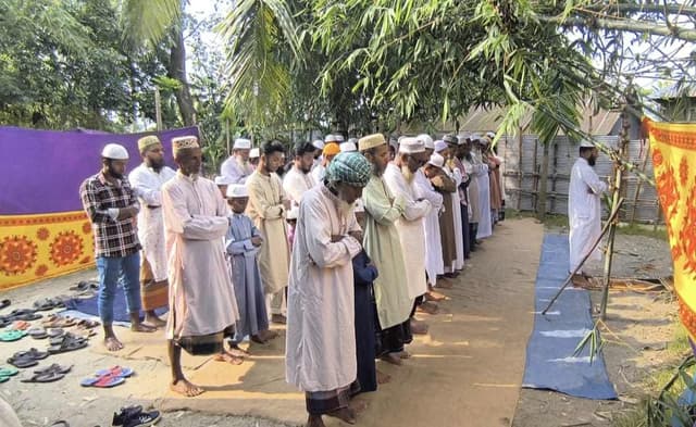 জামালপুরের ২০ গ্রামে সৌদির সাথে একযোগে ঈদ উদযাপন
