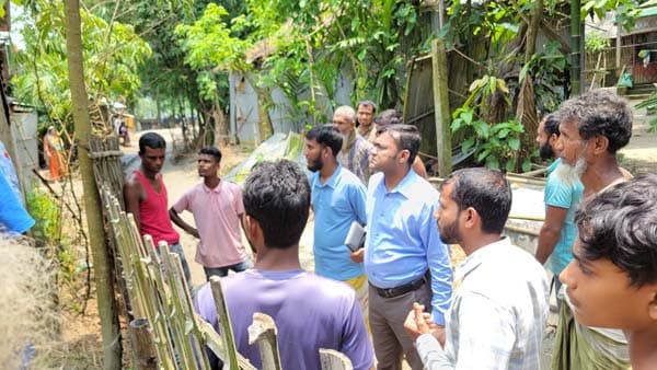 দীর্ঘদিন পর মাঠ ফিরে পেলো পূর্ব ধামশ্রেণী সরকারি প্রাথমিক বিদ্যালয়