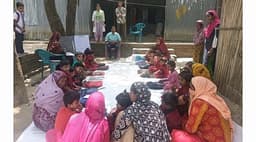 দৌলতদিয়ায় 'হাম' রোগ সচেতনতায় উঠান বৈঠক অনুষ্ঠিত