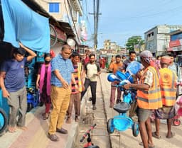 শ্রীমঙ্গল শহরে অবৈধ দখল উচ্ছেদ ও পরিষ্কার-পরিচ্ছন্নতা অভিযান