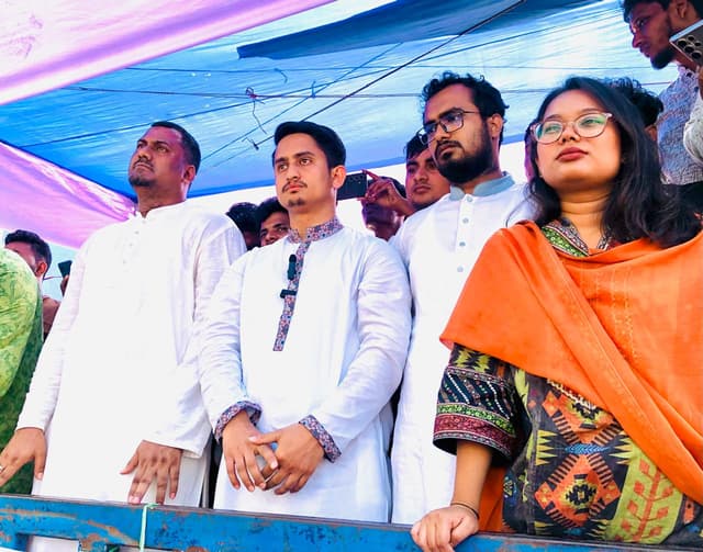 হিলি বন্দরে উন্নয়নের নামে শোষণের অভিযোগ এনসিপি নেতার