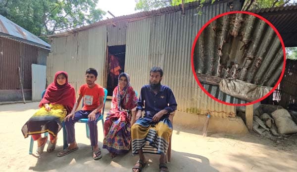 গোয়ালন্দে একই পরিবারের চার প্রতিবন্ধীর মানবেতর জীবন