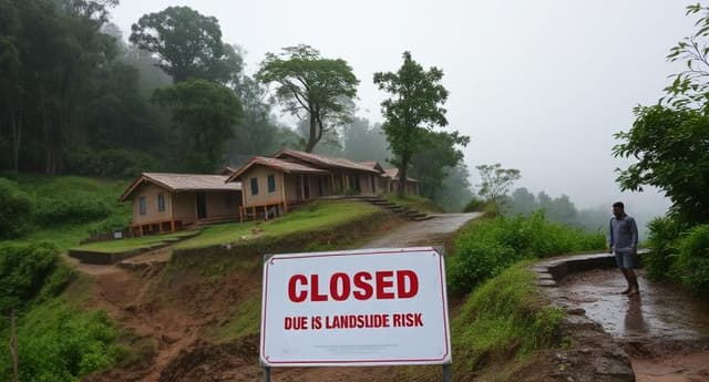 প্রাণহানির ঝুঁকি, বান্দরবানে বন্ধ ৬০ পর্যটন কটেজ